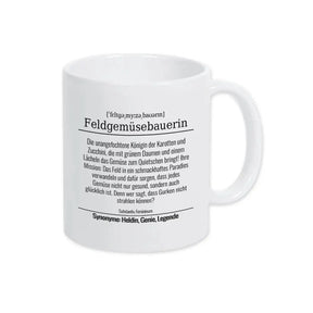 Tasse für Feldgemüsebauerin - Druckerino