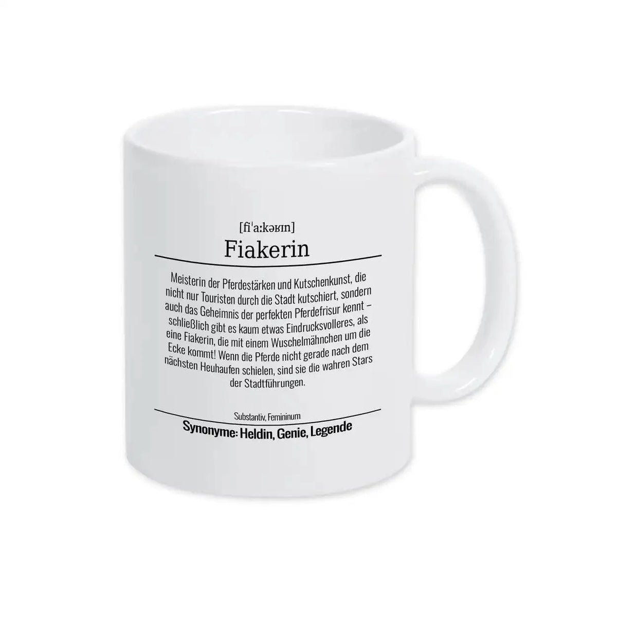 Tasse für Fiakerin - Druckerino