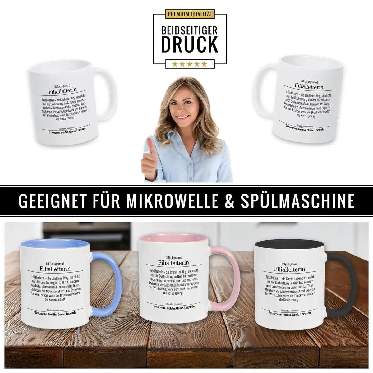 Tasse für Filialleiterin - Druckerino