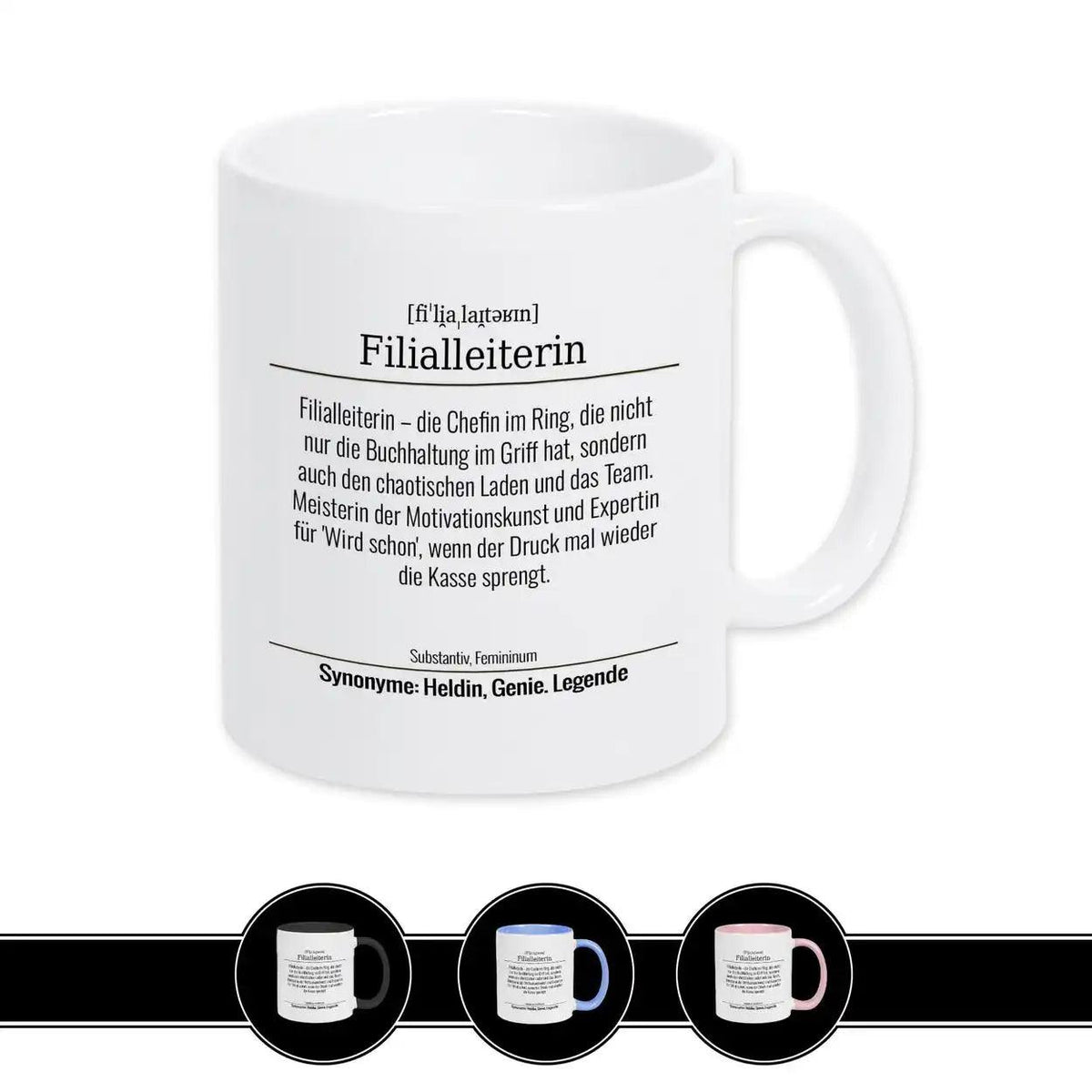 Tasse für Filialleiterin - Druckerino