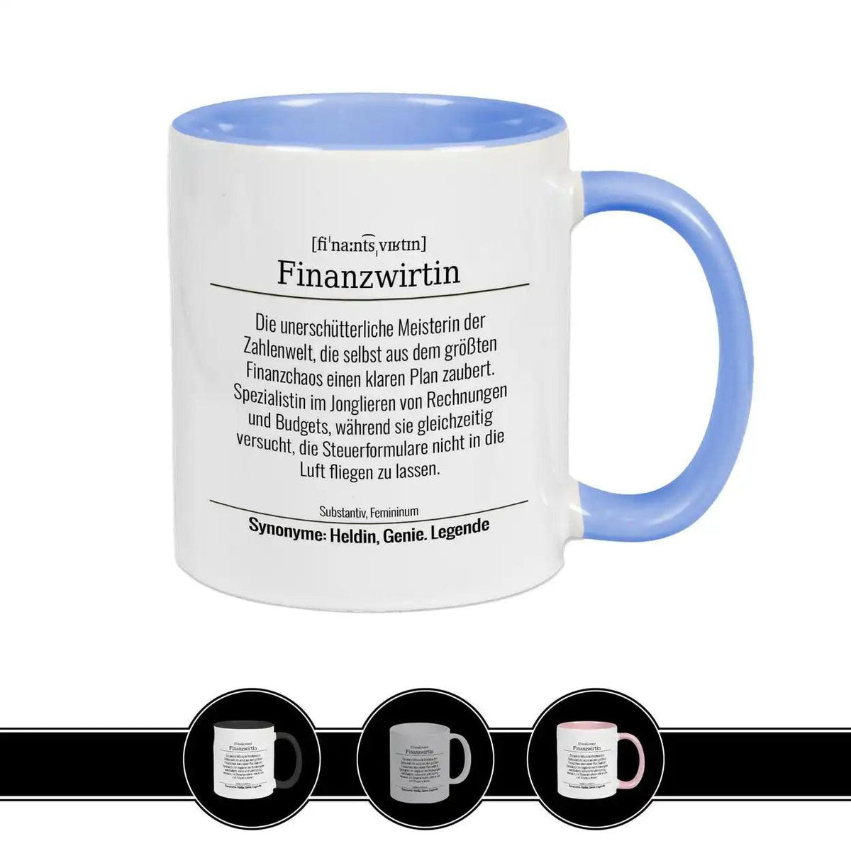 Tasse für Finanzwirtin - Druckerino