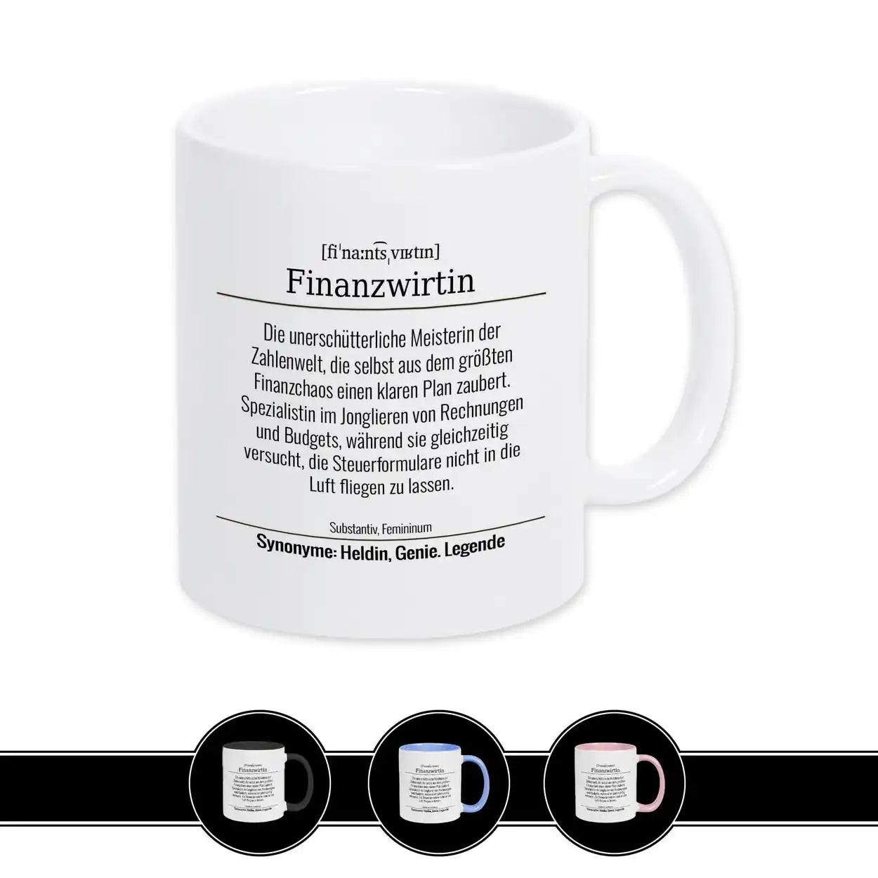 Tasse für Finanzwirtin - Druckerino