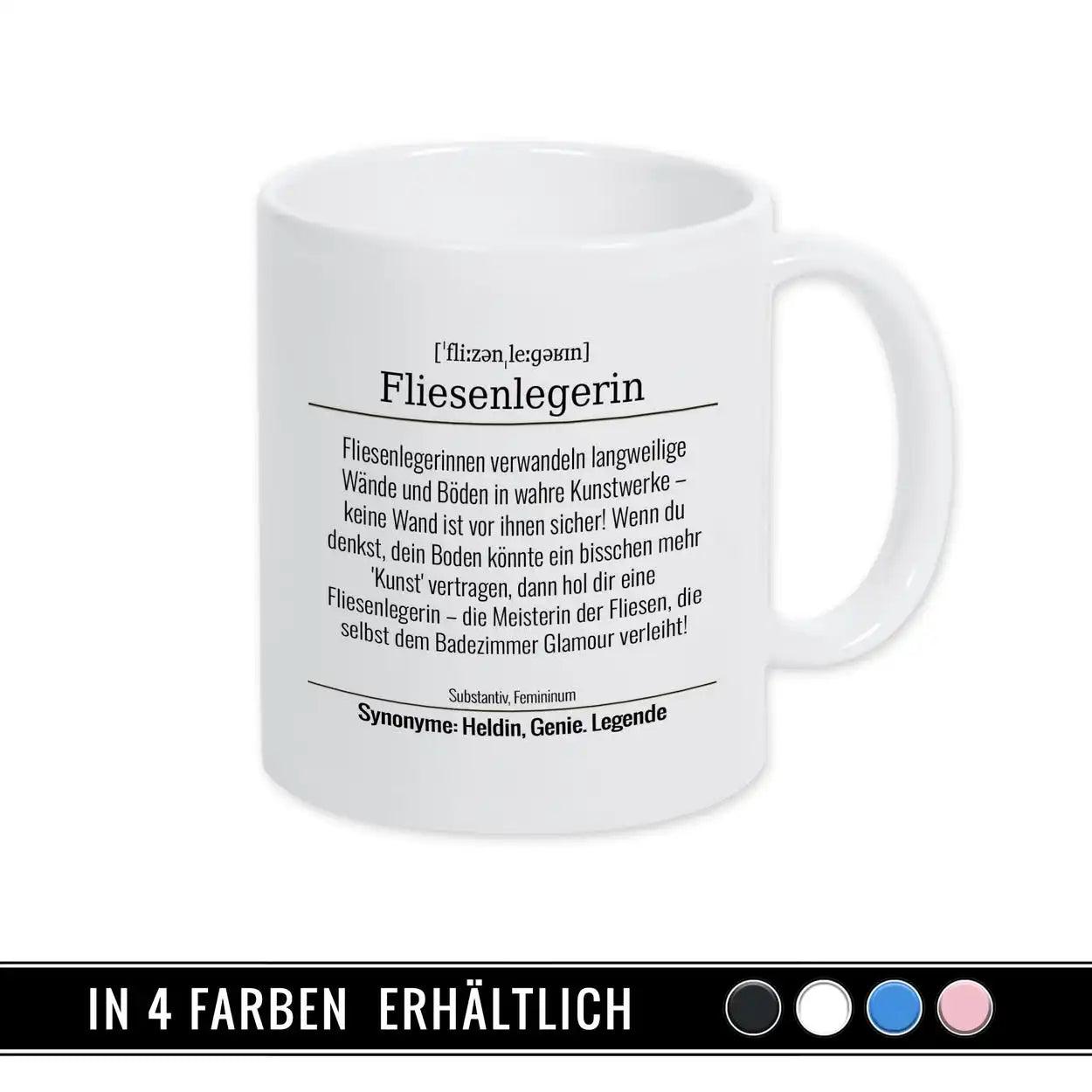 Tasse für Fliesenlegerin - Druckerino