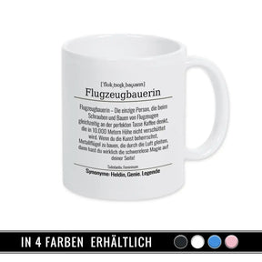 Tasse für Flugzeugbauerin - Druckerino