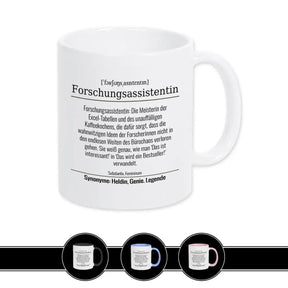 Tasse für Forschungsassistentin - Druckerino