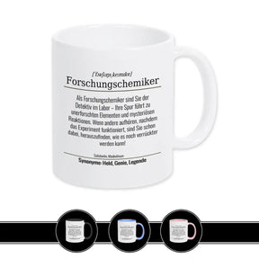 Tasse für Forschungschemiker - Druckerino
