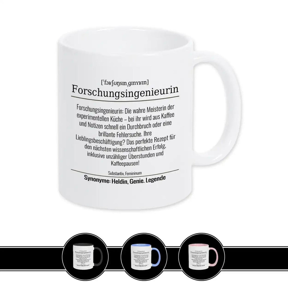Tasse für Forschungsingenieurin - Druckerino