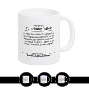 Tasse für Forschungsleiter - Druckerino
