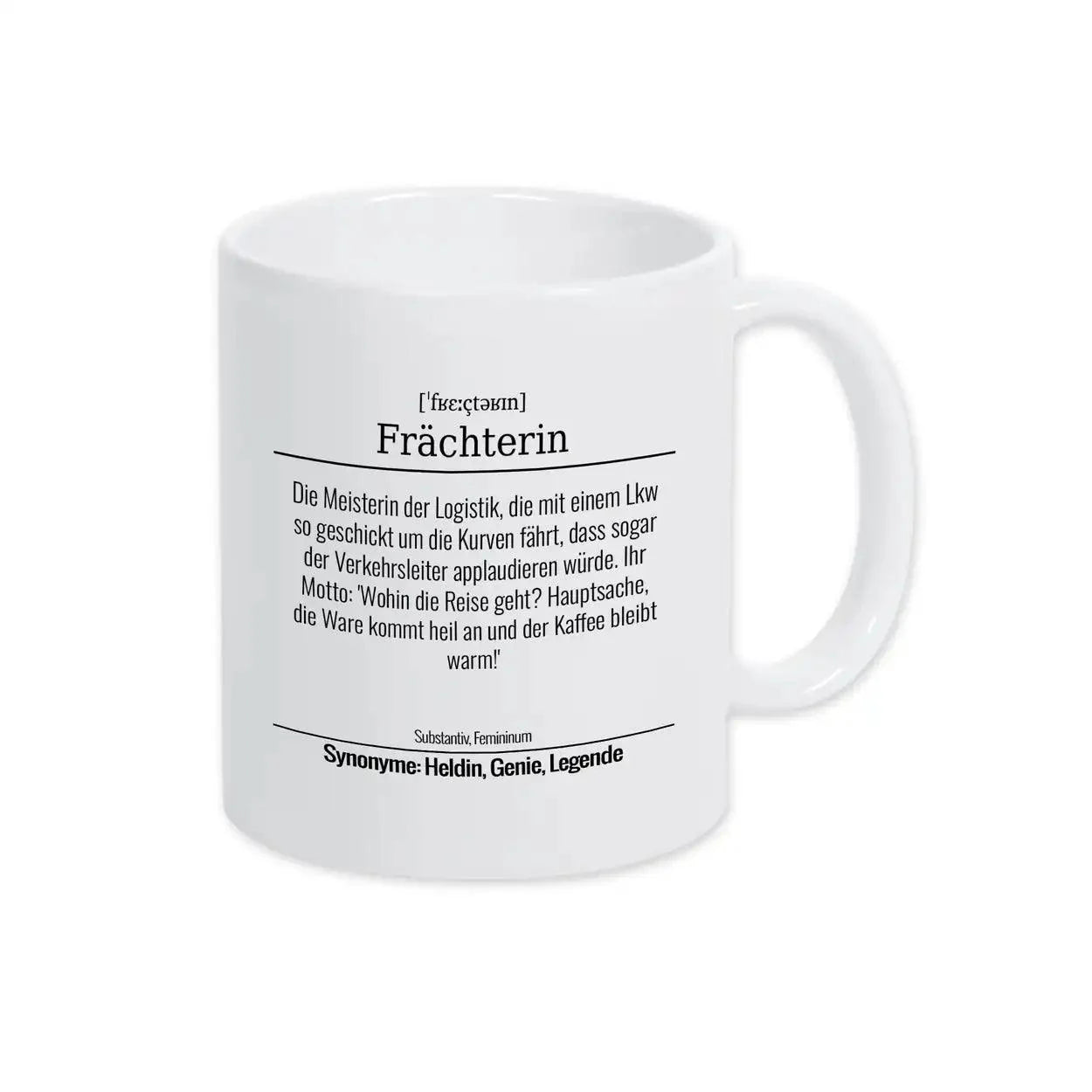 Tasse für Frächterin - Druckerino