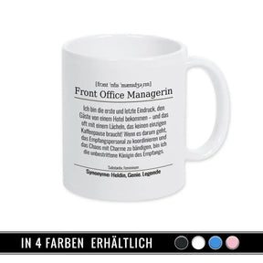 Tasse für Front Office Managerin - Druckerino
