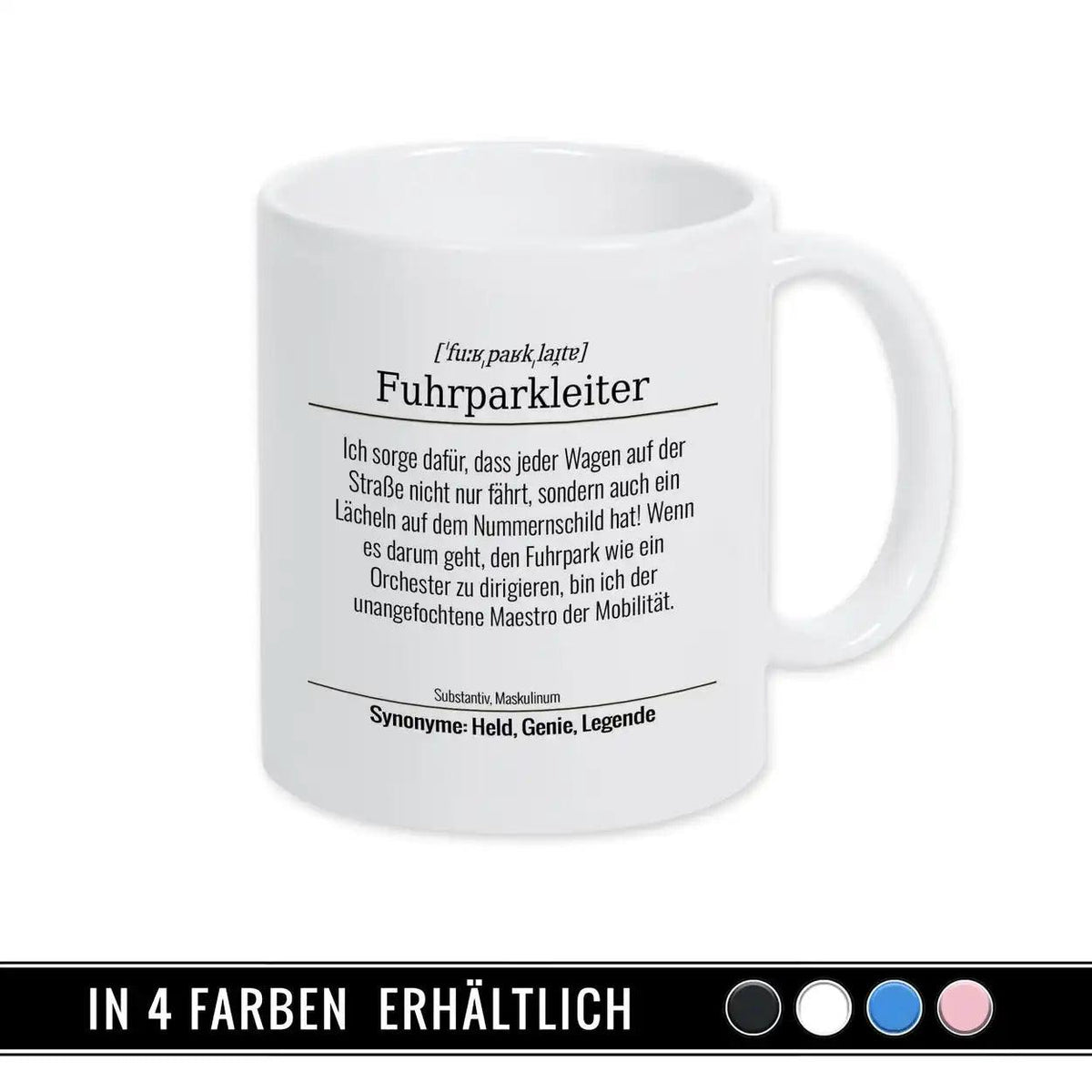 Tasse für Fuhrparkleiter - Druckerino