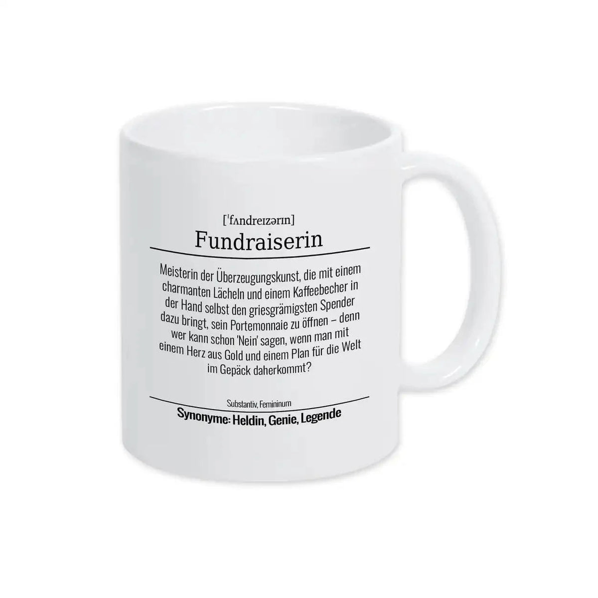 Tasse für Fundraiserin - Druckerino