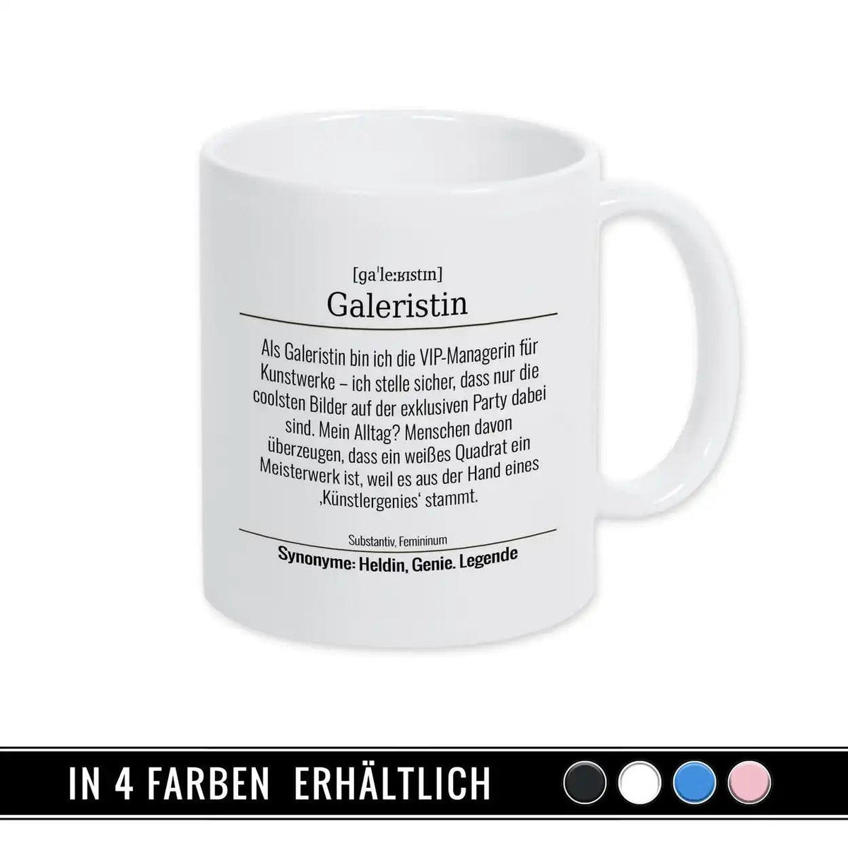 Tasse für Galeristin - Druckerino