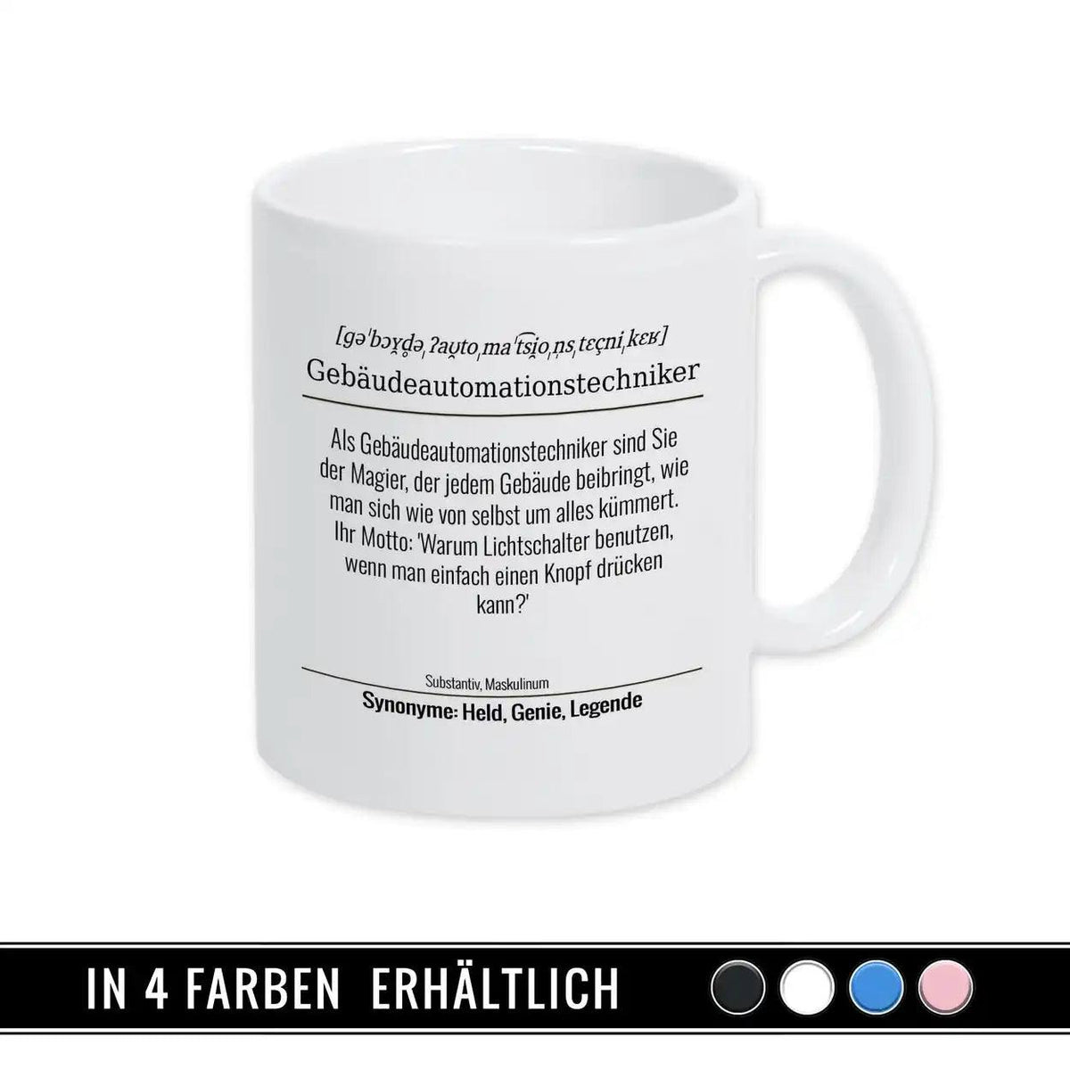 Tasse für Gebäudeautomationstechniker - Druckerino