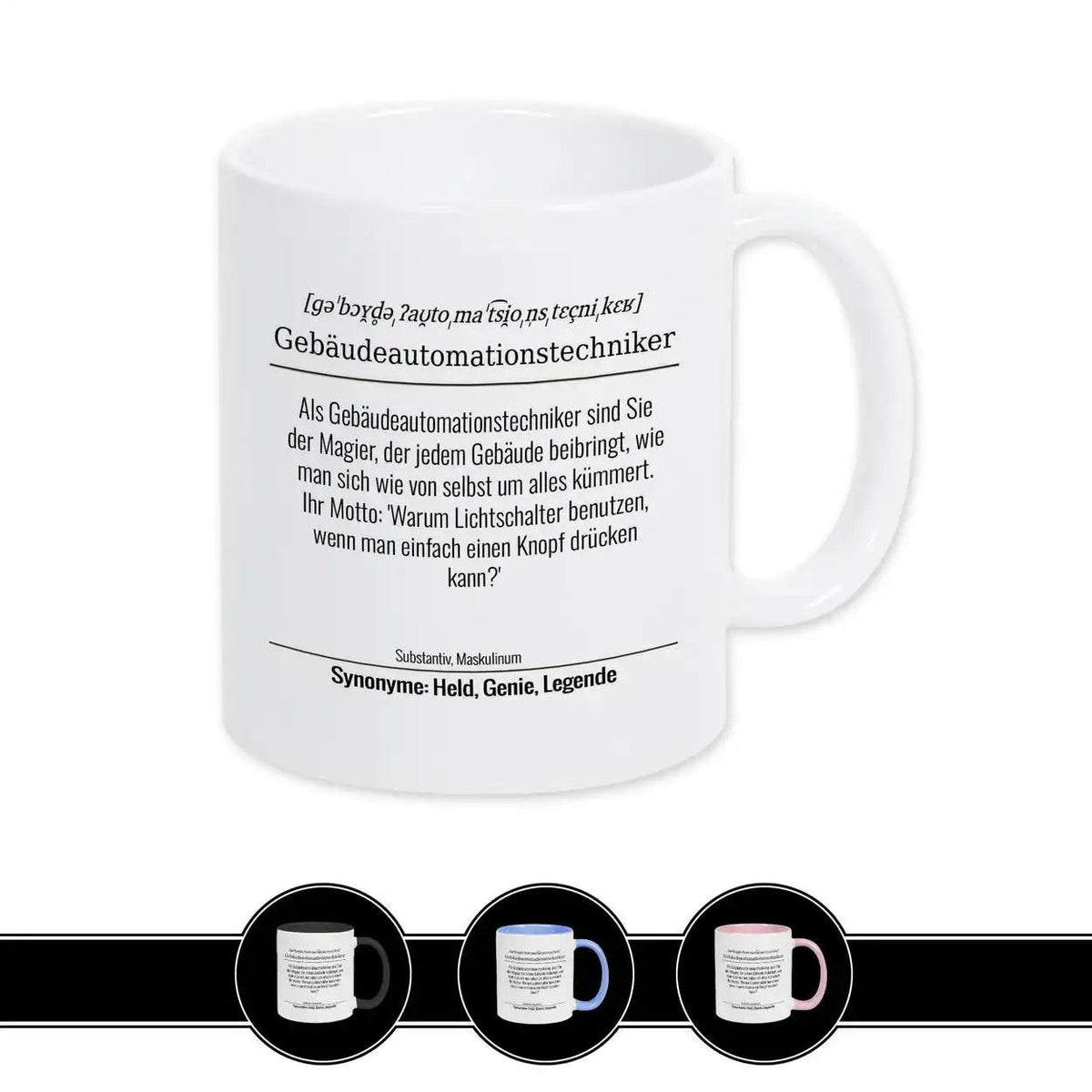 Tasse für Gebäudeautomationstechniker - Druckerino