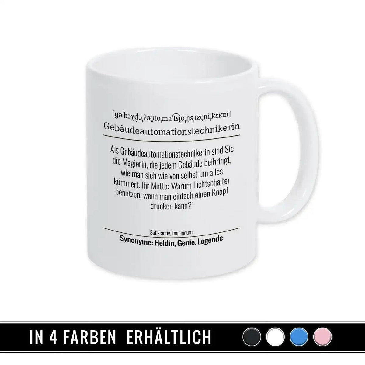 Tasse für Gebäudeautomationstechnikerin - Druckerino