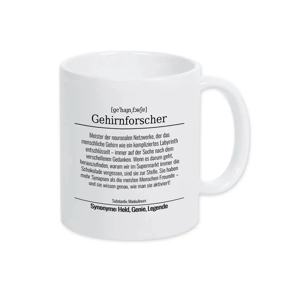 Tasse für Gehirnforscher - Druckerino