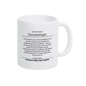 Tasse für Gerontologin - Druckerino