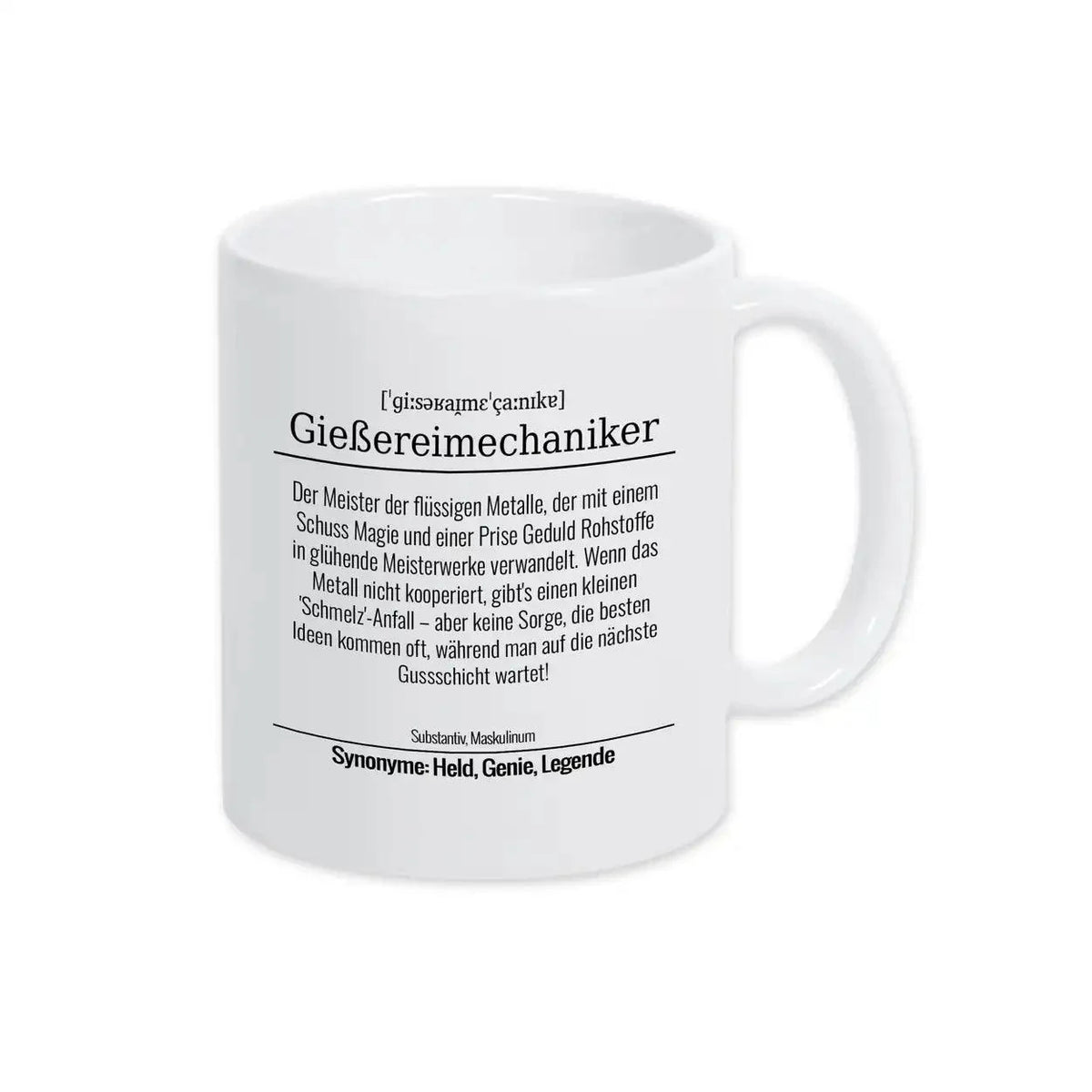 Tasse für Gießereimechaniker - Druckerino
