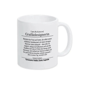 Tasse für Grafikdesignerin - Druckerino