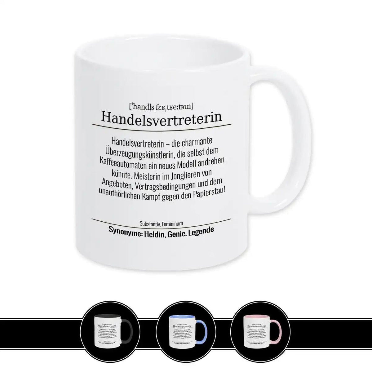 Tasse für Handelsvertreterin - Druckerino