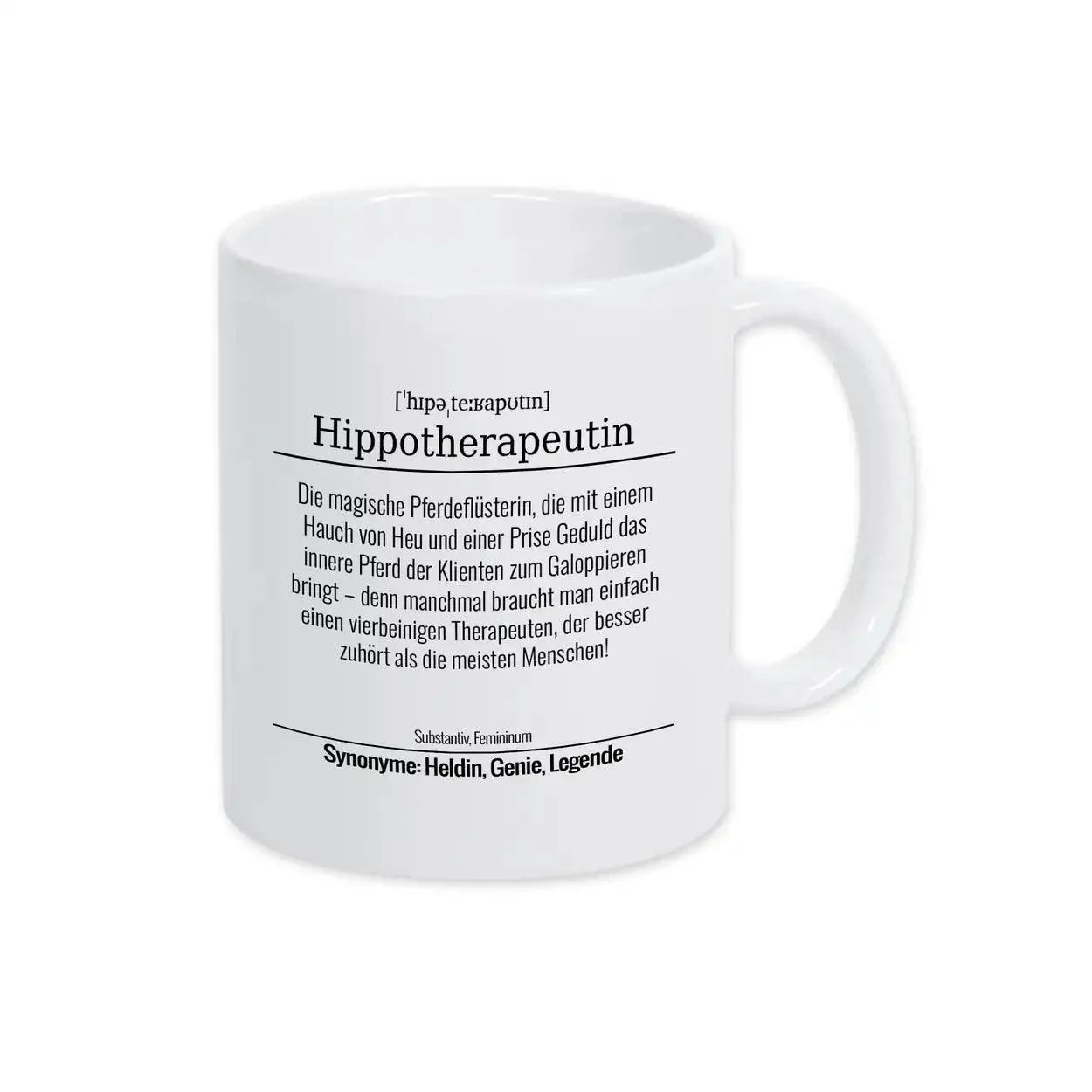 Tasse für Hippotherapeutin - Druckerino