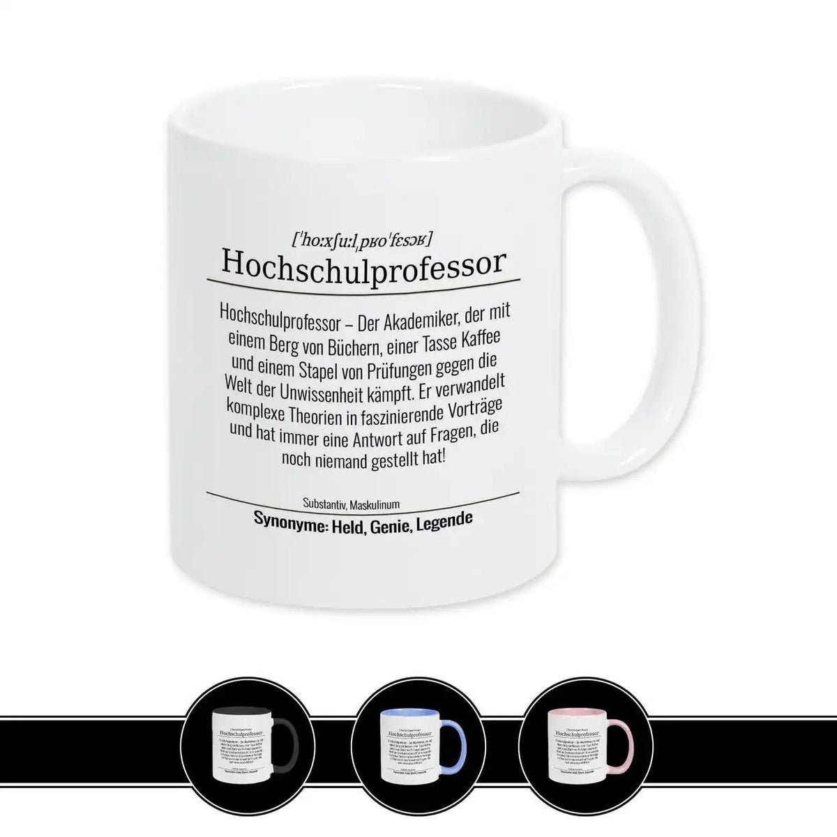 Tasse für Hochschulprofessor - Druckerino