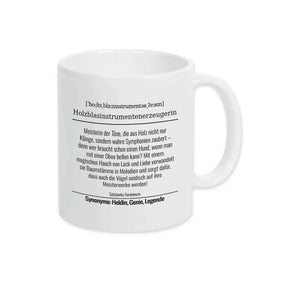 Tasse für Holzblasinstrumentenerzeugerin - Druckerino