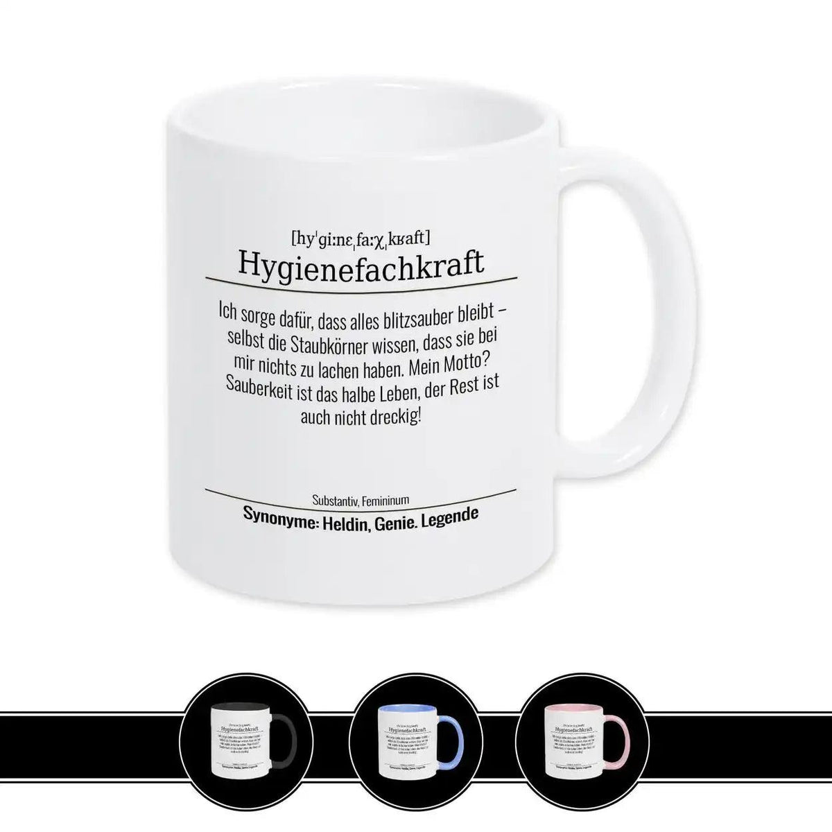 Tasse für Hygienefachkraft - Druckerino
