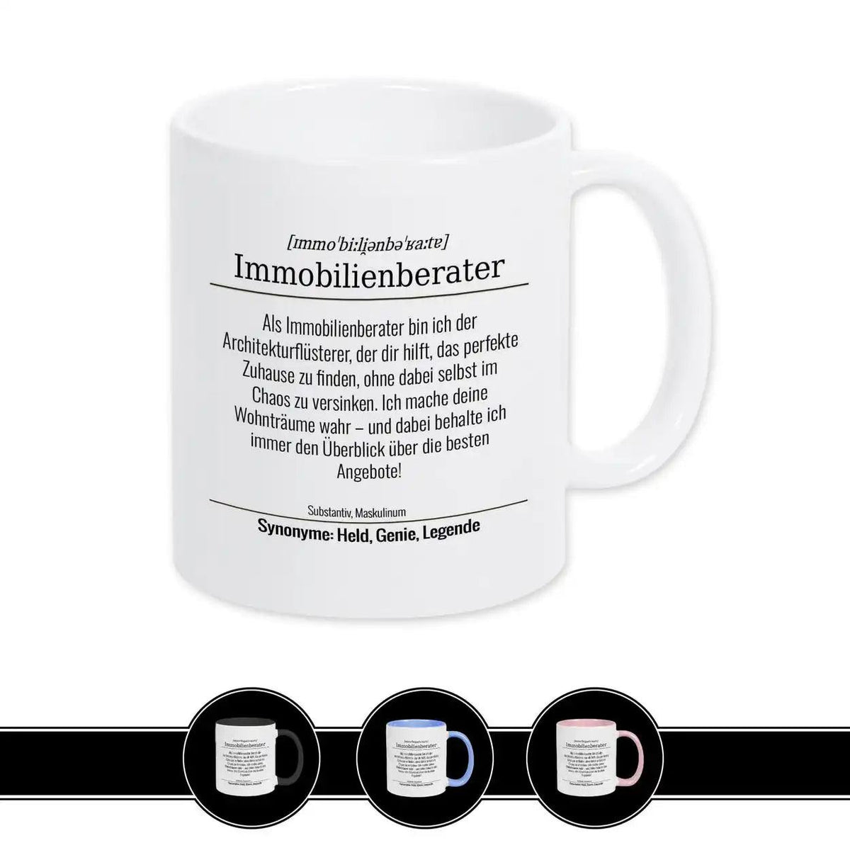 Tasse für Immobilienberater - Druckerino