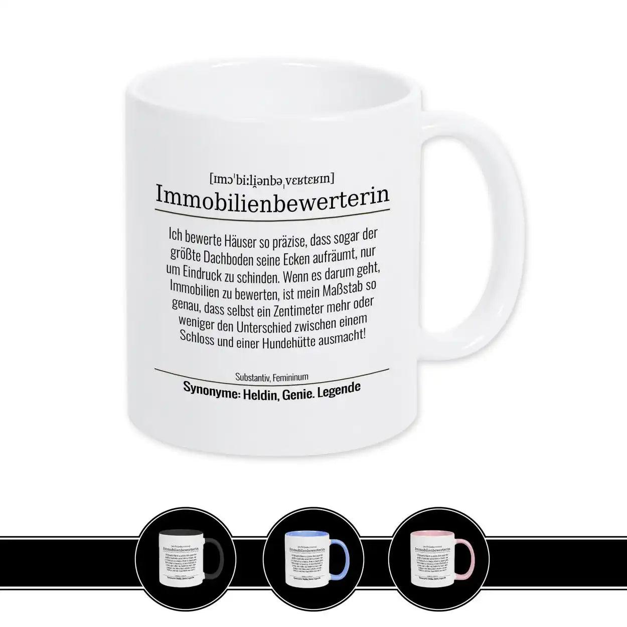 Tasse für Immobilienbewerterin - Druckerino