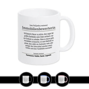 Tasse für Immobilienbewerterin - Druckerino