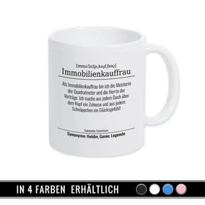 Tasse für Immobilienkauffrau - Druckerino