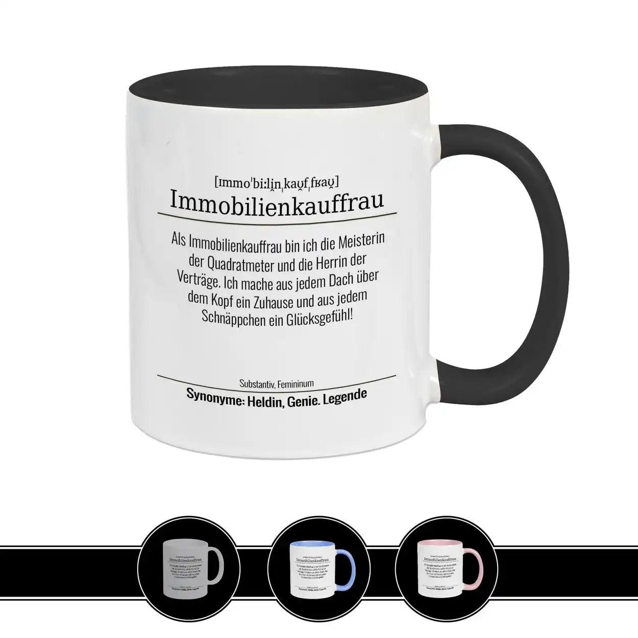 Tasse für Immobilienkauffrau - Druckerino