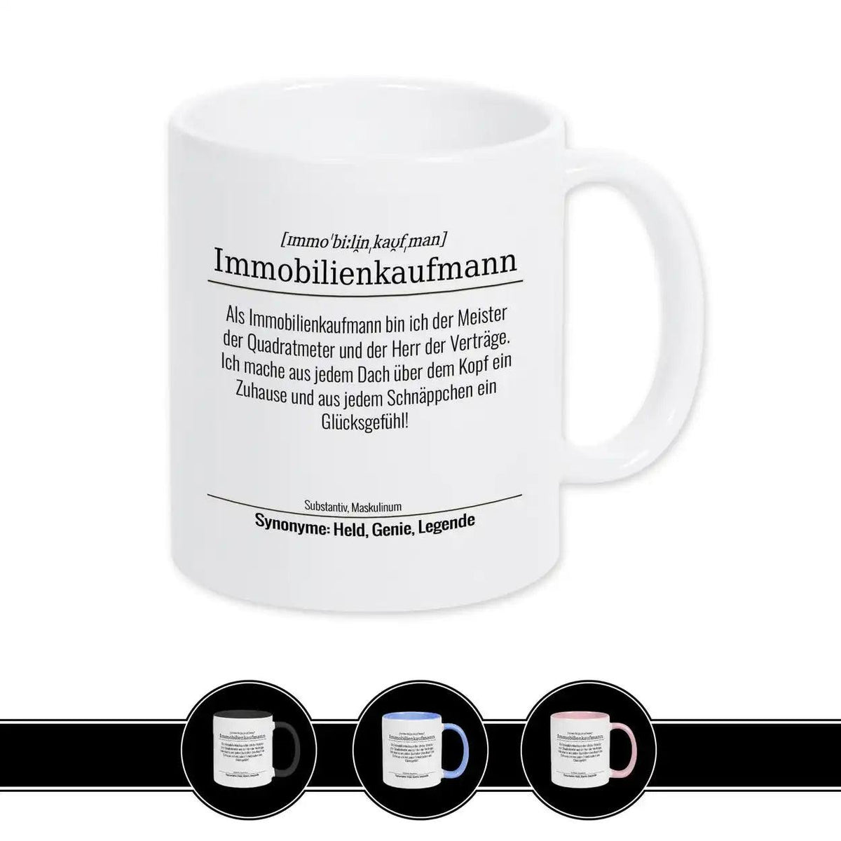 Tasse für Immobilienkaufmann - Druckerino