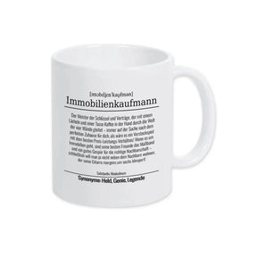 Tasse für Immobilienkaufmann - Druckerino