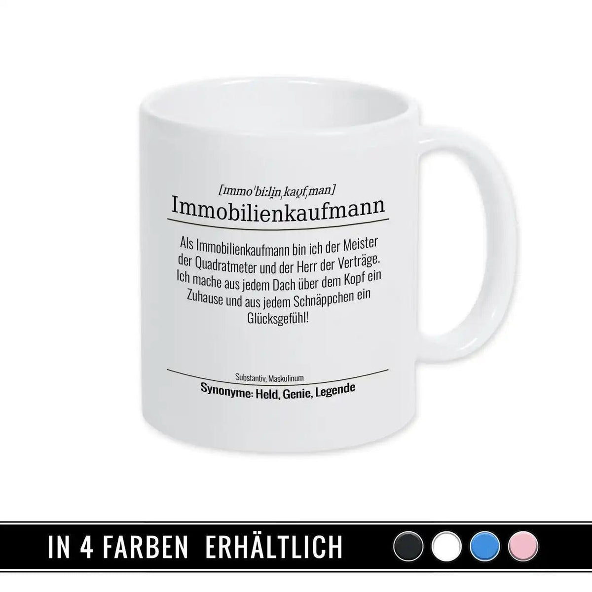 Tasse für Immobilienkaufmann - Druckerino