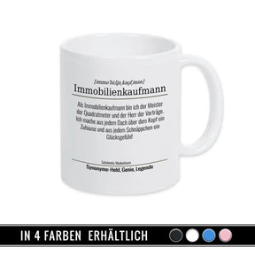 Tasse für Immobilienkaufmann - Druckerino