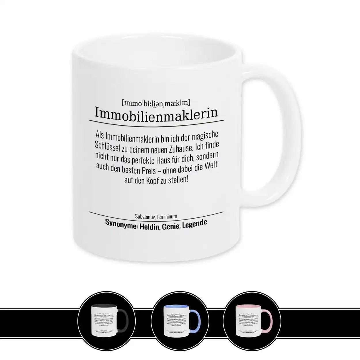 Tasse für Immobilienmaklerin - Druckerino