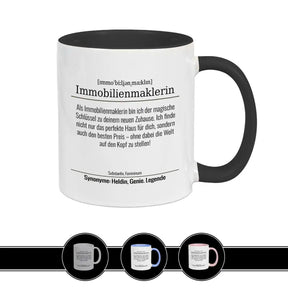 Tasse für Immobilienmaklerin - Druckerino