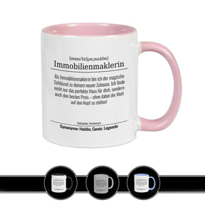Tasse für Immobilienmaklerin - Druckerino