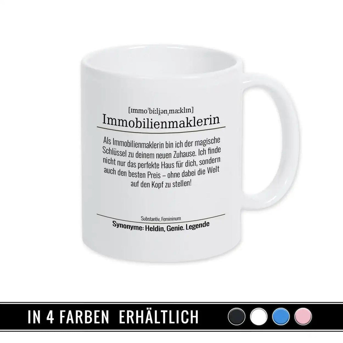 Tasse für Immobilienmaklerin - Druckerino