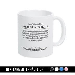 Tasse für Immobilienmaklerin - Druckerino