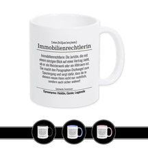 Tasse für Immobilienrechtlerin - Druckerino