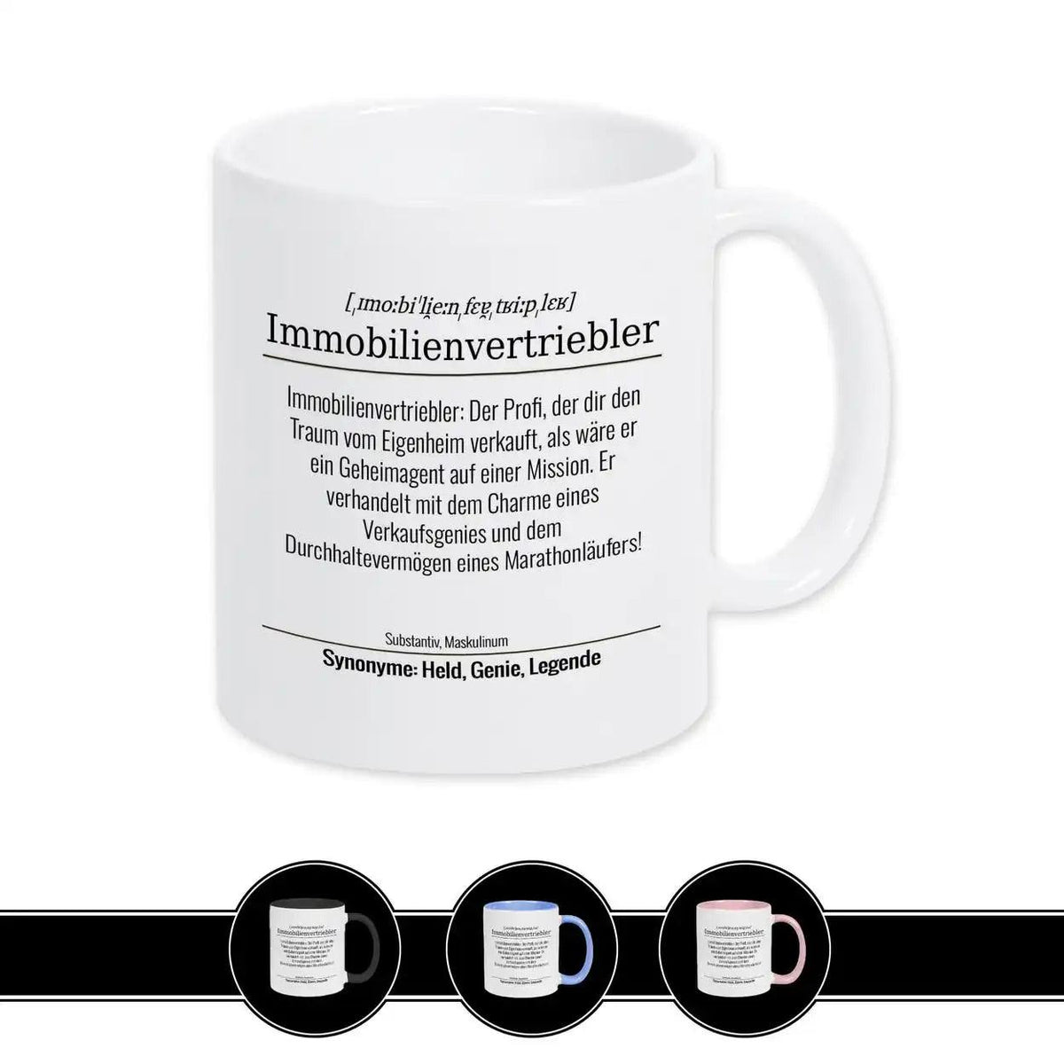 Tasse für Immobilienvertriebler - Druckerino