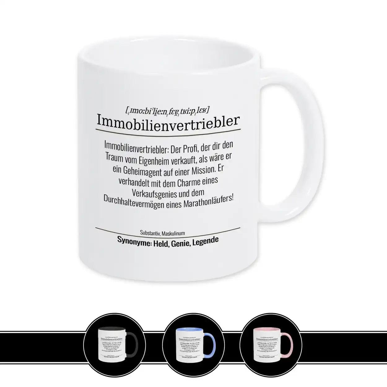Tasse für Immobilienvertriebler - Druckerino