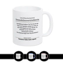 Tasse für Immobilienvertrieblerin - Druckerino