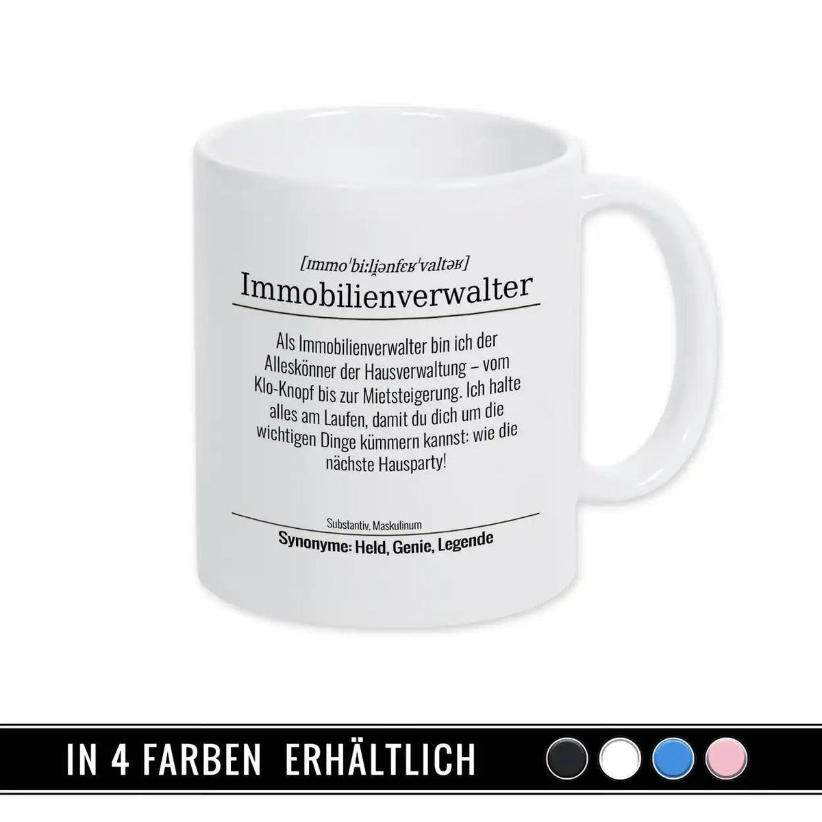Tasse für Immobilienverwalter - Druckerino