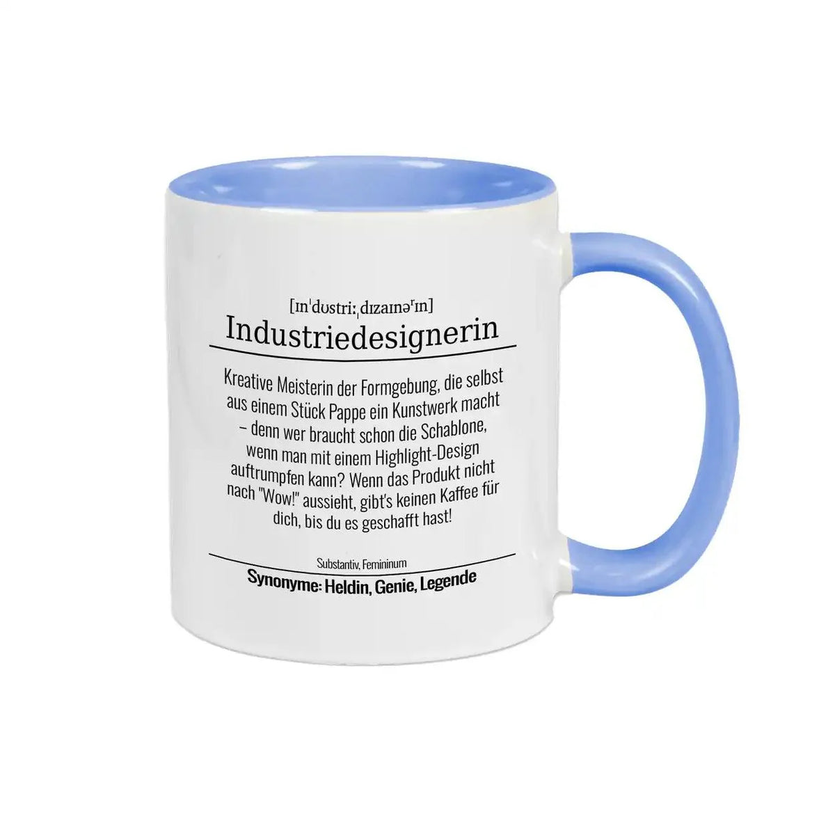 Tasse für Industriedesignerin - Druckerino