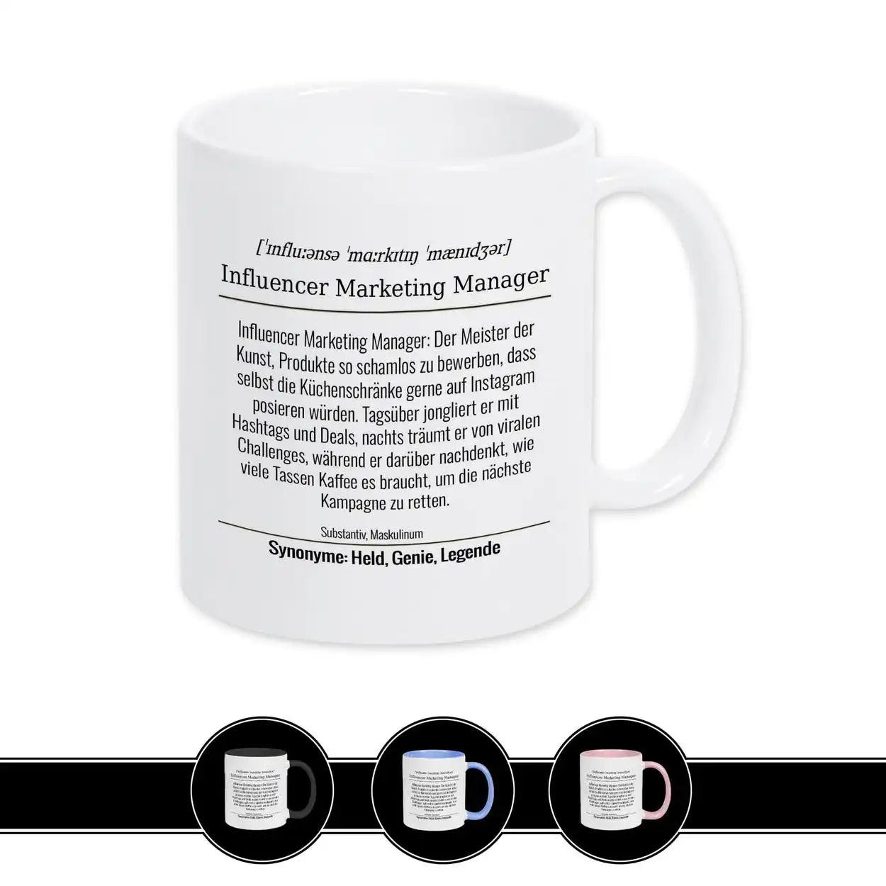 Tasse für Influencer Marketing Manager - Druckerino